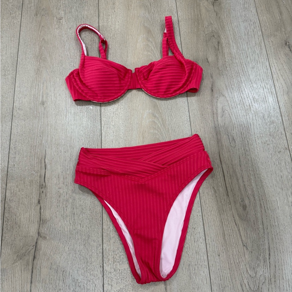 Red Bikini Set